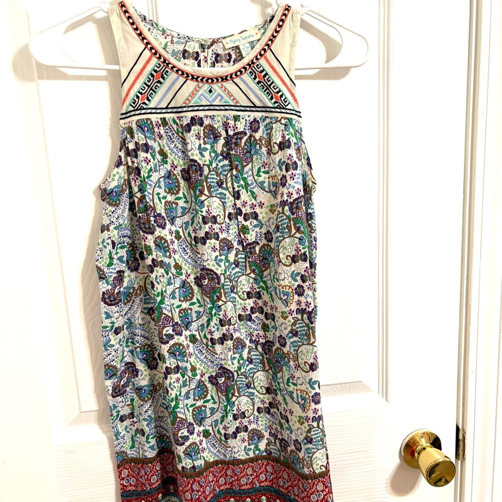 Flying Tomato Multicolor Patterned Dress